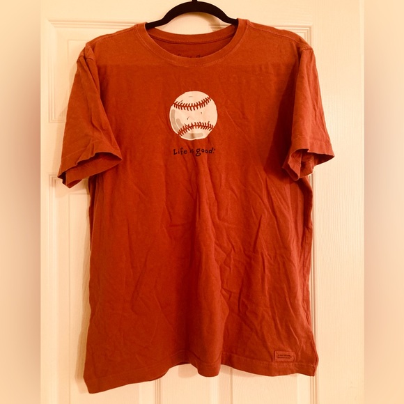 Vintage Life Is Good Baseball Casual Shirt - Picture 1 of 4